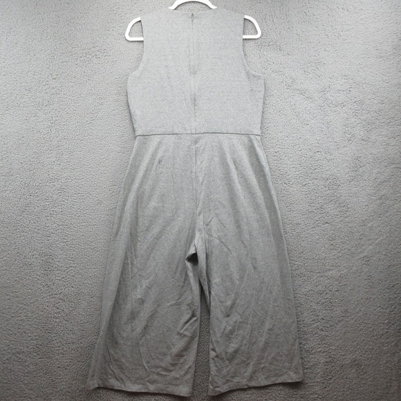 Eileen Fisher Moon Jumpsuit Women Small Gray Organic Cotton Sleeveless Wide Leg - Picture 5 of 9